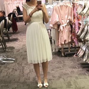 Short wedding dress for civil ceremony
